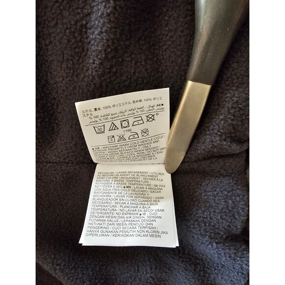 Old Navy Coat Kids Size Small 6 7 Frost Free Puffer Jacket Black Hooded - Picture 5 of 6